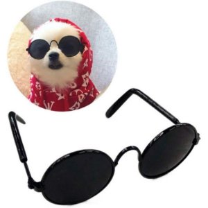 웃긴 귀여운 강아지 고양이 레트로 패션 선글라스 모자이크 안경 투명 보호 선생님 총각 코스프레 작은 고양이를 위한 애완 동물 사진 소품 검정 Black