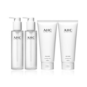 AHC 프렙리셋 클렌징오일 125ml 2개+프렙리셋 클렌징폼 150ml 2개