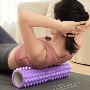 돌기형폼롤러 45cm 하드 지압 근육풀기 스트레칭