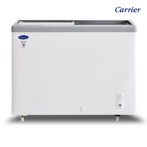 캐리어 업소용 영업용 아이스크림 냉동고 얼음컵 무인 편의점 CSDH-D300WA 273L