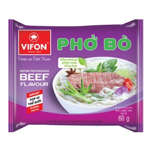비폰 베트남 쌀국수 소고기맛 봉지, 60g, 30개