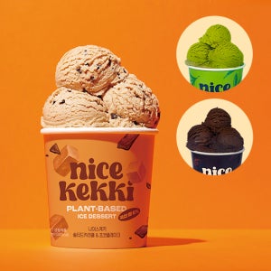 나이스케키 젤라또 소프트 퍼먹는 카라멜 초코 녹차 3가지 우유 생크림 없는 비건 아이스크림