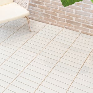 아임홈리빙 가로세로 인테리어 베란다 조립식 데크타일 아이보리 18P