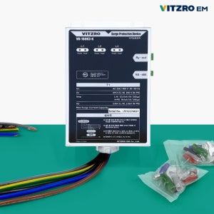 비츠로 SPD 서지보호기 VB-160K3 전원용 RS-485통신 160kA 낙뢰보호기