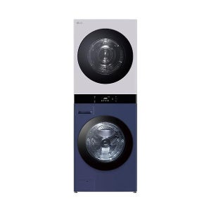 LG전자 세탁건조기 25kg+22kg 네이비그레이 트롬 오브제컬렉션 워시타워 WL22YMHU 전국/폐가전수거