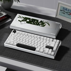 레이니75 키보드 WOB Rainy75 실버 바이올렛축 중옵