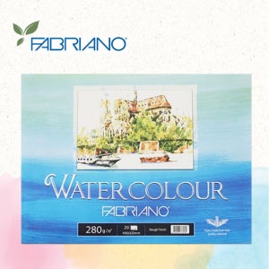파브리아노 전문가용 중성 수채화지 워터칼라 스케치북 4절 280g 20매