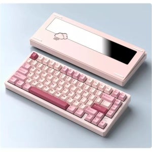 레이니75 키보드 WOB Rainy75 핑크 바이올렛축 중옵