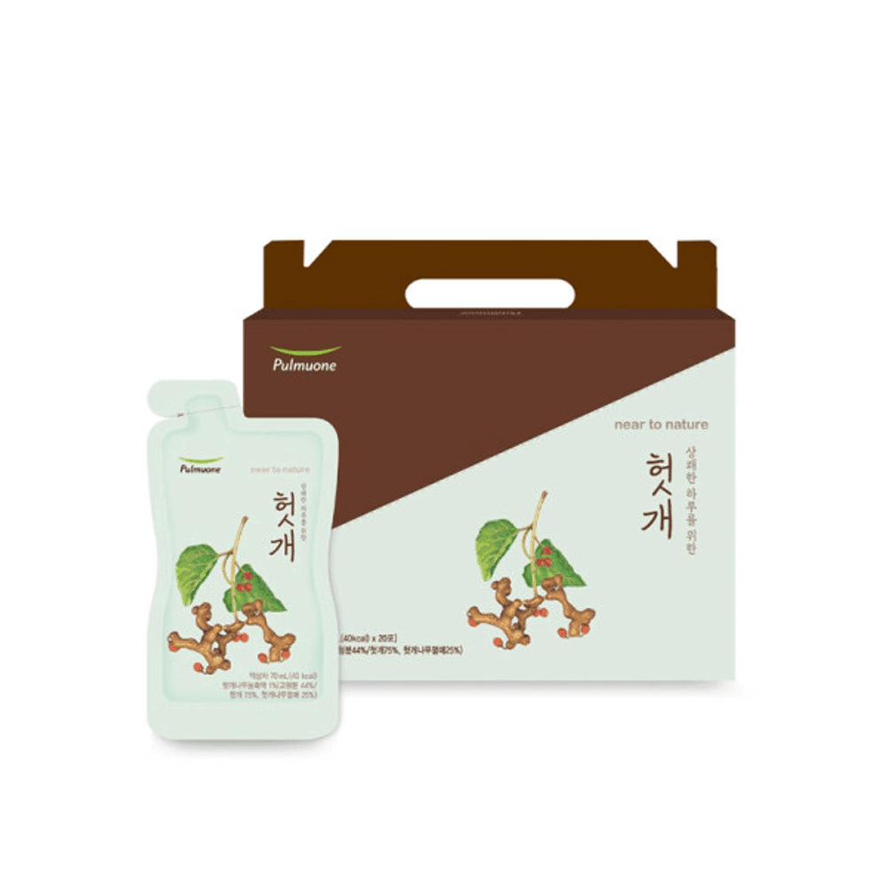 풀무원 헛개즙 70ml 20포 1박스 헛개나무 칡 흑마늘