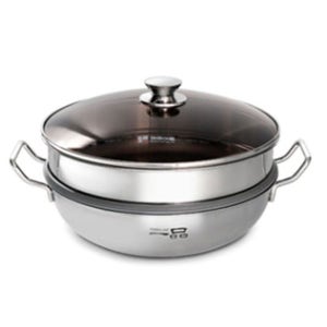 들통 찜솥 인덕션 찜 키친아트 냄비 스텐 30cm