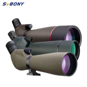스코프 SVBONY-조류 관찰 망원경 SV401/SV411/SV13 20-60X80 스포팅 방수 캠핑 장비 달 타겟 사격용 SV411-Phone Adapter