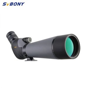 스코프 SVBONY 스팟팅 이중 속도 초점 망원경 SV409 줌 FMC 렌즈 코팅 타겟 사격 양궁 조류 관찰 20-60x80