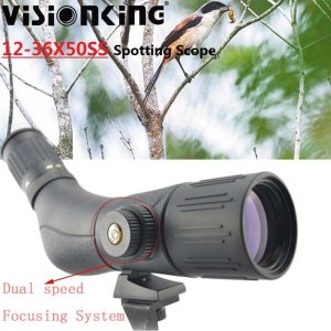 스코프 Visionking 스포팅 2 단 줌 전문 타겟 촬영 조류 관찰 캠핑 장거리 망원경 삼각대 포함 12-36x50