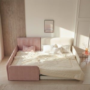 더베드캠프511 허그헤븐 저상형 패밀리 침대 프레임 가족 침실 인테리어