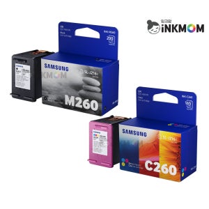 INK-M260 (삼성 M260) INK-C260 (삼성 C260) 검정 칼라 정품잉크 SET