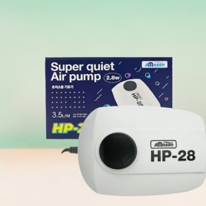 아마존 수족관용 초저소음 기포기 3.2W HP-32 기포발생기 에어펌프