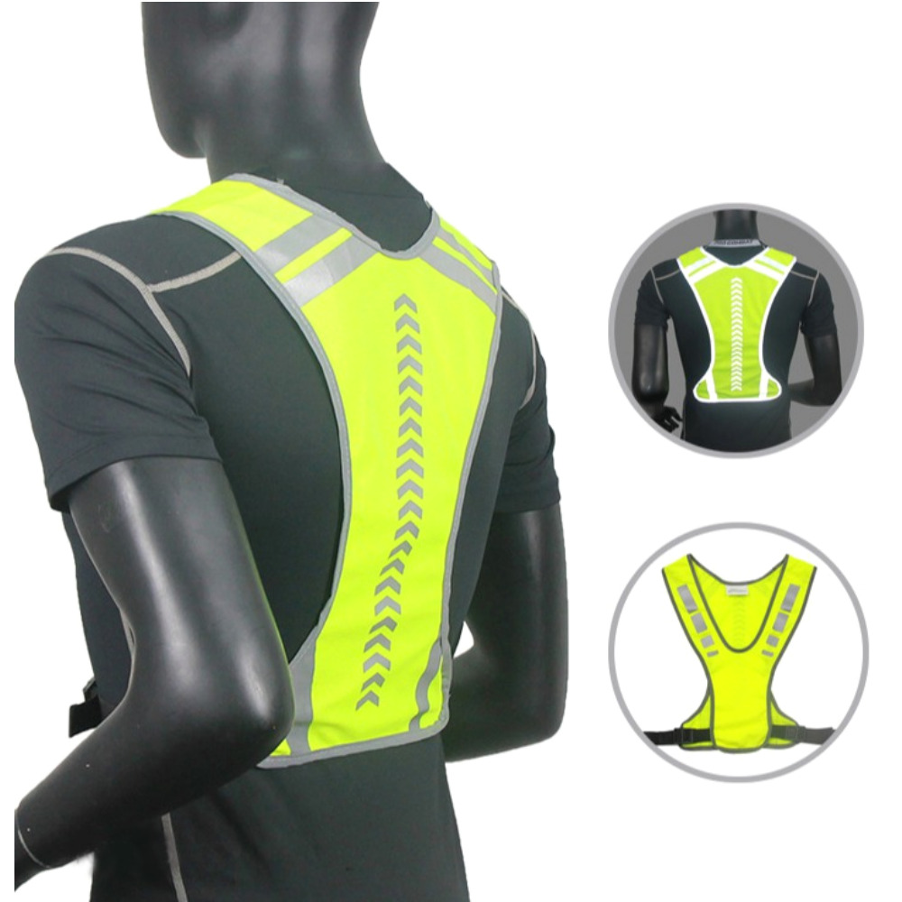 야간라이딩 반사조끼 자전거야광상의 형광안전조끼