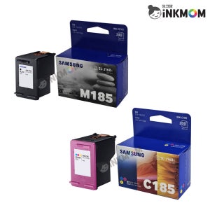 INK-M185 (삼성 M185) INK-C185 (삼성 C185) 검정 칼라 정품잉크 SET