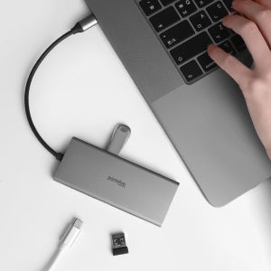 탱글우드 에센셜 4in1 멀티허브 USB C타입 (USB 3.0, 5Gbps)