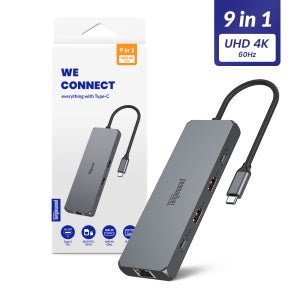 탱글우드 USB C타입 멀티허브 9in1 4K PD 100W
