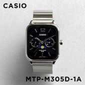 카시오 스탠다드 손목시계 메탈 밴드 워치 MTP-M305D-1A 블랙 이미지