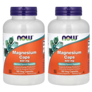 (아이허브) 나우푸드 2개X 마그네슘 캡슐 400mg 베지 캡슐 180정 해외직구