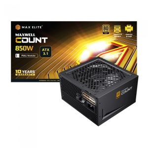 맥스엘리트 MAXWELL COUNT 850W 80PLUS GOLD 풀모듈러 ATX 3.1 (PCIE5)