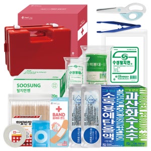 헬케어 안전지키미 구급함 1호 벽걸이 탈부착 가능