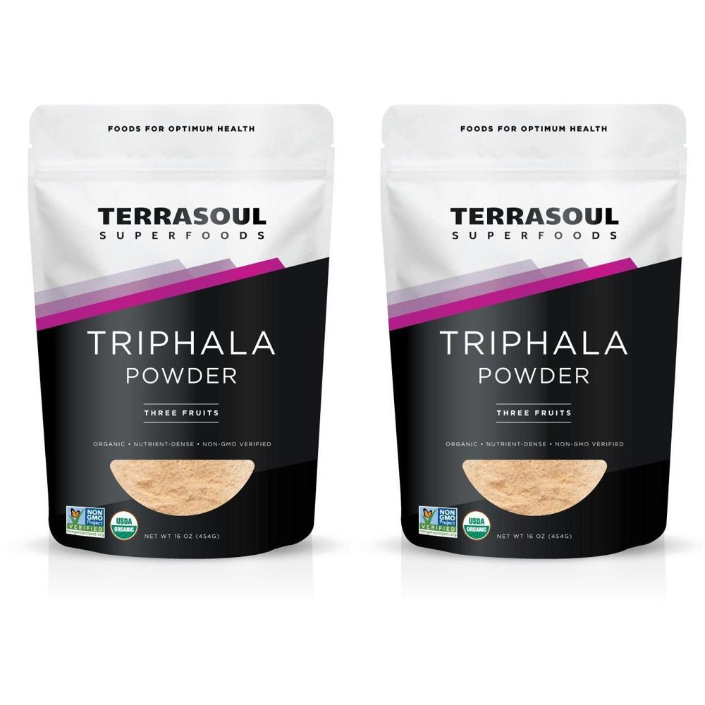 Terrasoul Superfoods <b>테라</b>소울슈퍼푸드 <b>트리</b>팔라 파우더 454g 2개