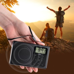 브리츠 효도라디오 캠핑 등산 낚시 휴대용 미니 FM 라디오