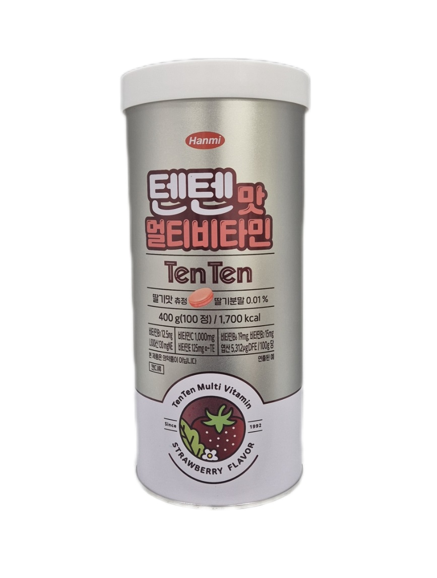 한미약품 텐텐맛 멀티비타민 100정 어린이 영양제 청소년 대용량