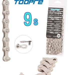 9단체인(체인링크포함) TOOPRE, 자전거 MTB 로드 시마노 호환 교체 주기 관리