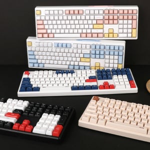 앱코 MK108 저소음 사무용 키보드 사무실 업무용 배그 롤 서든어택 게이밍 키보드