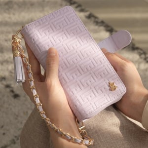 LG X6 2019 지퍼 체인스트랩 다이어리 케이스 LM-X625N