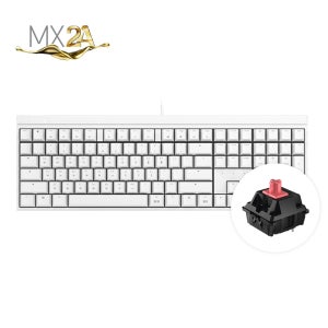 체리 MX 2.0S 기계식 키보드 사무용 저소음 풀배열 화이트, MX2A 저소음적축