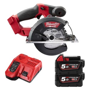 밀워키 M18 FMCS-502X 충전 150mm 메탈커터 18V 원형톱 배터리2개 세트
