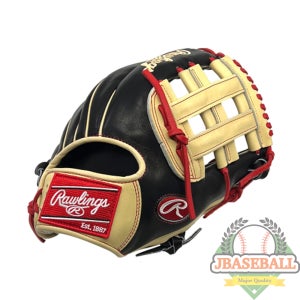 롤링스 외야수글러브 프로프리퍼드 쌍십자웹 카멜블랙 PRO3029 G 샵오더 RA80