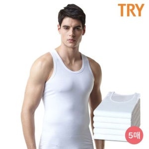 트라이(속옷) 남성 민소매 런닝 5매 세트