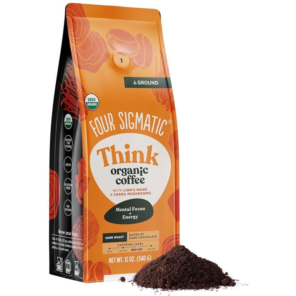<b>Four Sigmatic</b> 포스그마틱 머쉬룸 그라운드 커피 340g