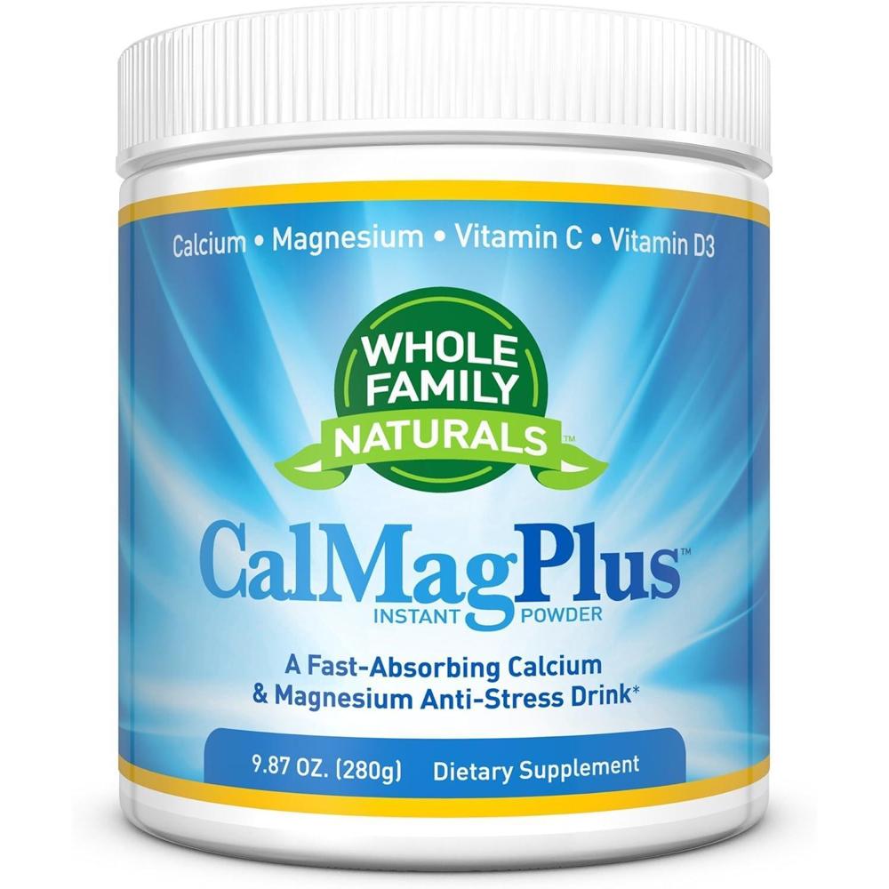 Whole Family Naturals <b>홀패밀리내츄럴 칼슘</b> 마그네슘 플러스 D 280g Powder