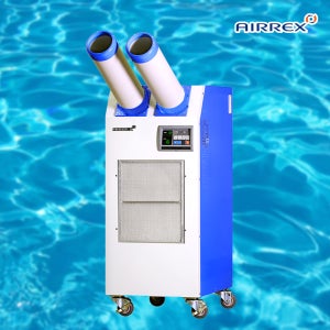 에어렉스 산업용 수냉식에어컨 22평형 공장용 주방 에어컨 2구 HWC-2470R