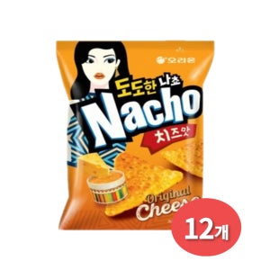 오리온 도도한나쵸 치즈맛 92g 1박스 (12개)