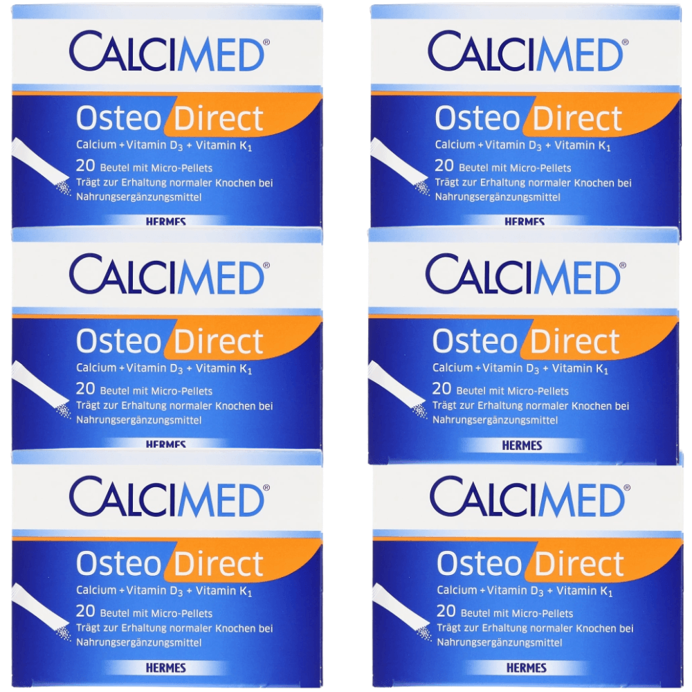 헤어메스 <b>칼시메드</b> 오스테오 <b>다이렉트</b> 칼슘 20개입 6개