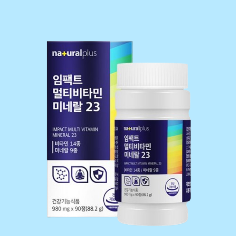 내츄럴플러스 고함량 <b>종합</b> 멀티<b>비타민</b> 미네랄 3개월분
