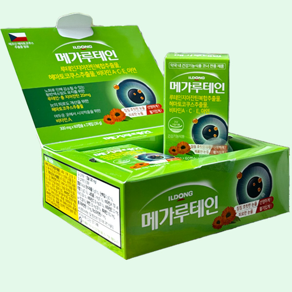 일동 메가루테인 <b>지아잔틴</b> 120캡슐 4개월분