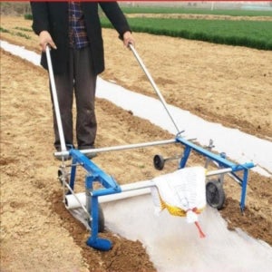 비닐피복기 수동 멀칭기 씌우는기계 가벼운 무동력 필름