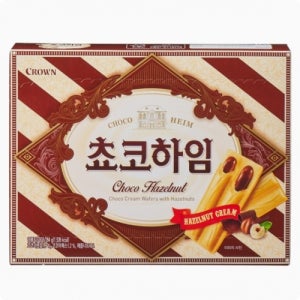 크라운 초코하임 284g 갑 탕비실 회사 학교 간식 과자