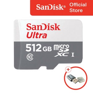 샌디스크 마이크로 SD카드 512GB 핸드폰 카메라 TF MICRO 메모리카드 512기가 QUNR