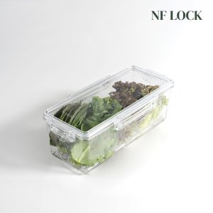 NF LOCK 엔에프락 직사각 트라이탄 밀폐용기(물받이) 직사각10호 3.3L