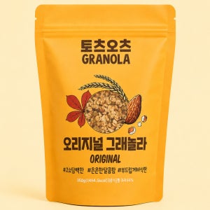 토츠오츠 오리지널 그래놀라 오트밀 통곡물 시리얼, 350g, 1개